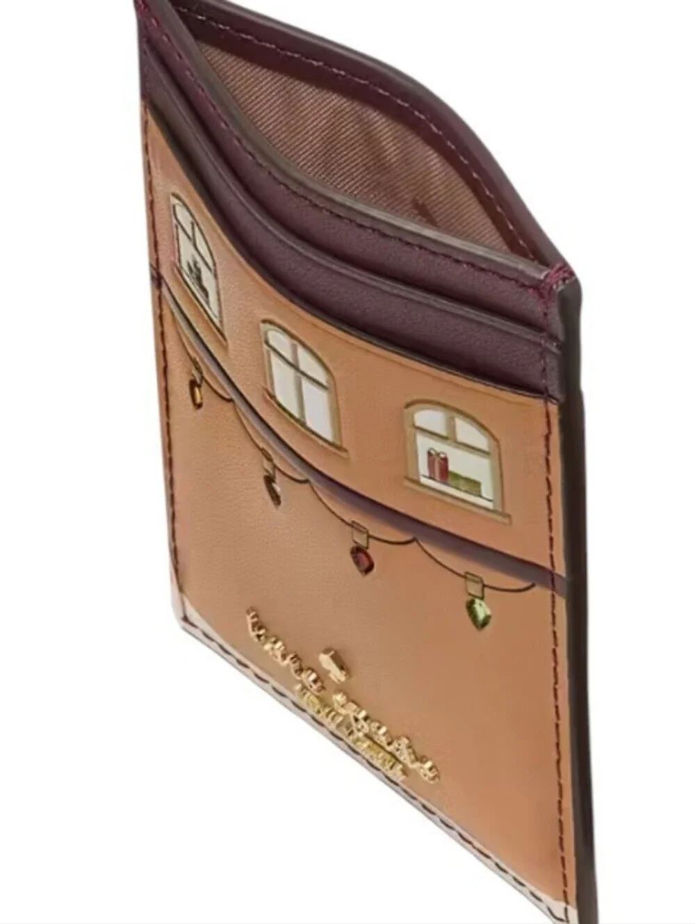 Kate Spade Oh What Fun Gingerbread House 3D Slim Cardholder